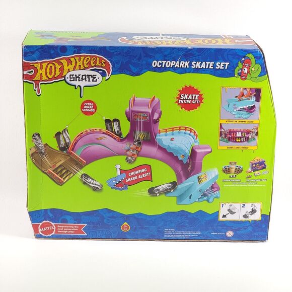 Hot Wheels 2023 Tony Hawk Octopark‎ Skate Set Playset Fingerboard & Shoes NEW - Picture 2 of 16